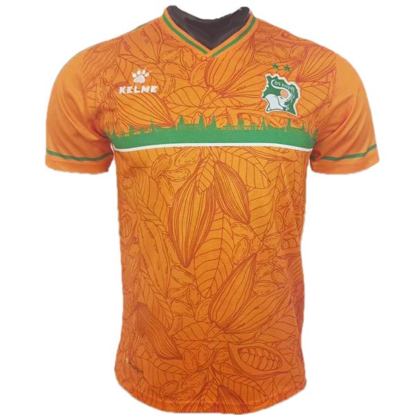 Ivory Coast home jersey Kelme soccer uniform men's first football sports tops shirt 2022